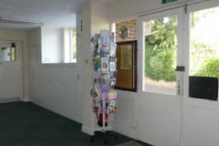 Lobby leading into Main Hall and Kitchen